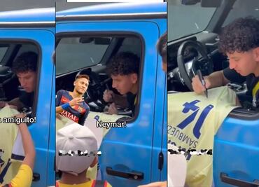 Neymar le pidió un autógrafo a Igor Lichnovsky y el jugador quedó sorprendido