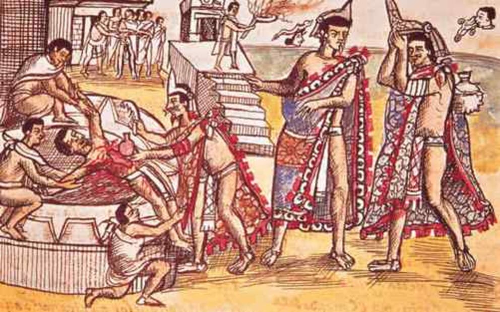 Los sacrificios humanos durante el Imperio Azteca