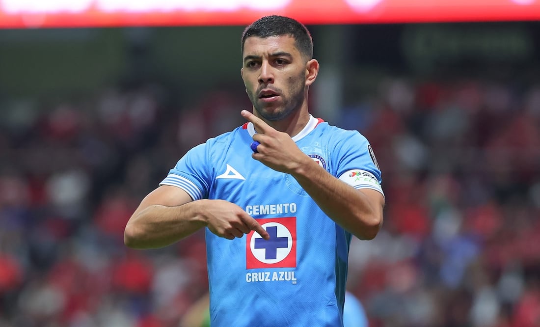 Erik Lira con la ilusión de ser campeón con Cruz Azul en CU / Foto: Imago7