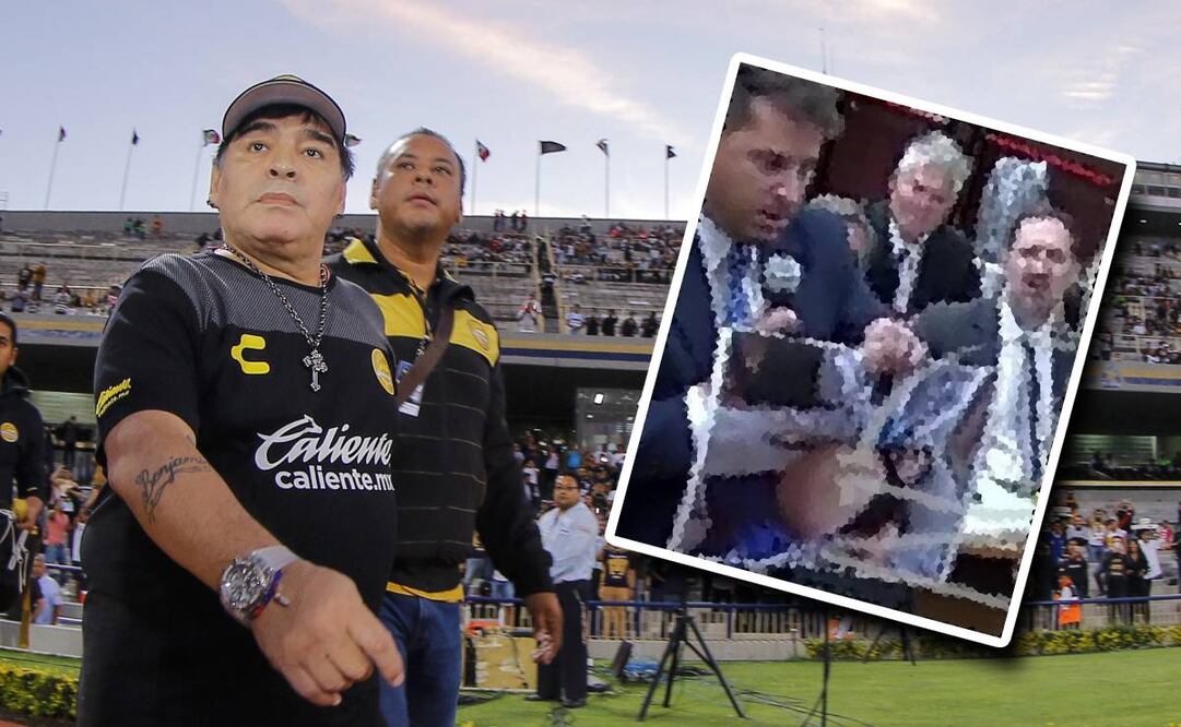 Revelaron una impresionante foto de Maradona instantes después de morir durante un juicio en contra de sus médicos. Foto: Especial