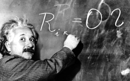 Las palabras exactas con las que Einstein explicó su teoría de la relatividad