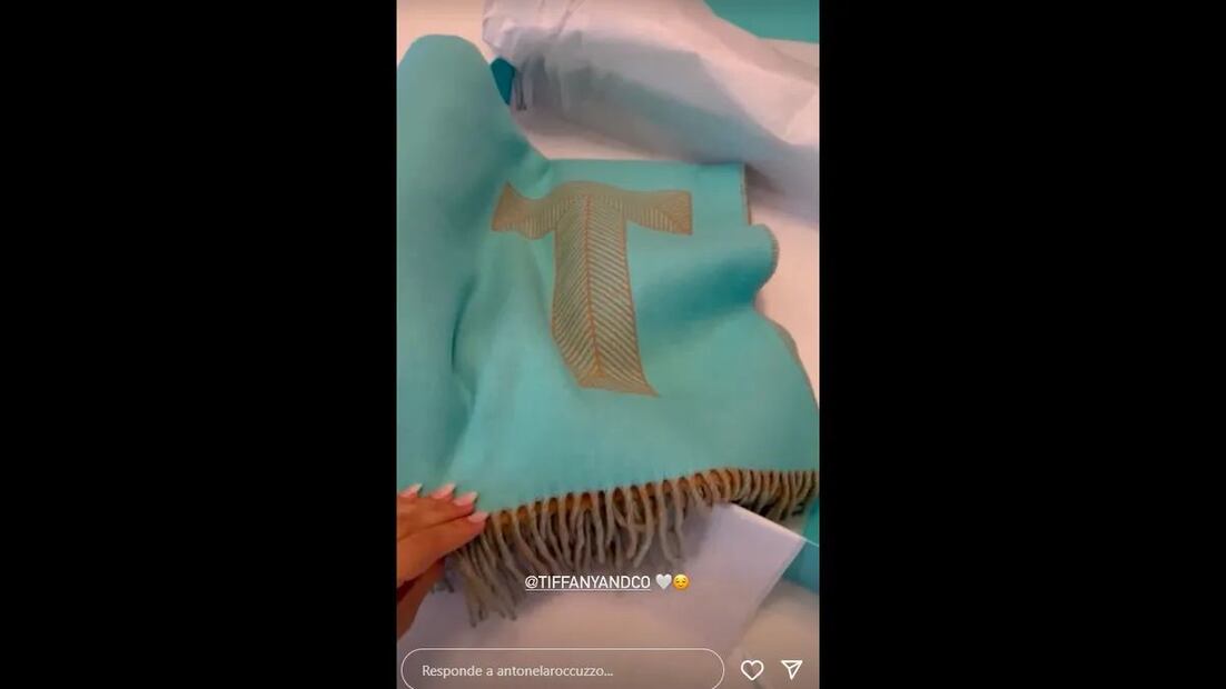 Antonella Roccuzzo se anticipó a la navidad. Fuente: Instagram @antonelaroccuzzo