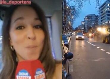 ¡Mi primera chamba! Mujer presume su debut como reportera y sufre accidente en un tractor