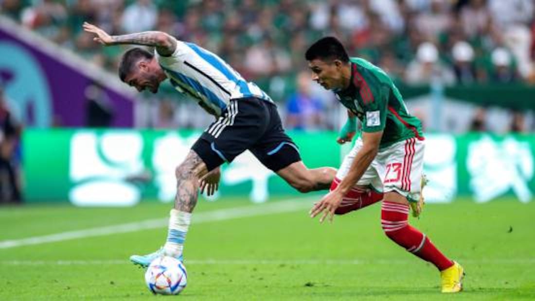 La última ocasión que México se enfrentó a Argentina fue en la derrota 2-0 en el Mundial de Qatar 2022. Foto: Imago7