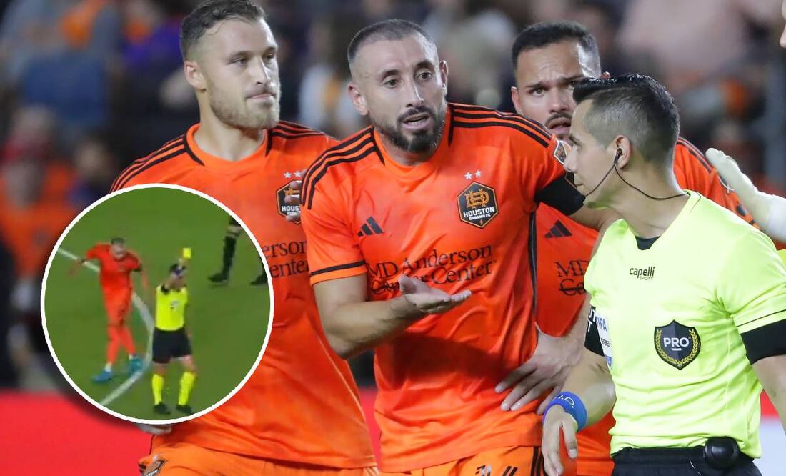 Héctor Herrera rompe el silencio tras el escupitajo que lanzó contra un árbitro de la MLS. FOTO: AP