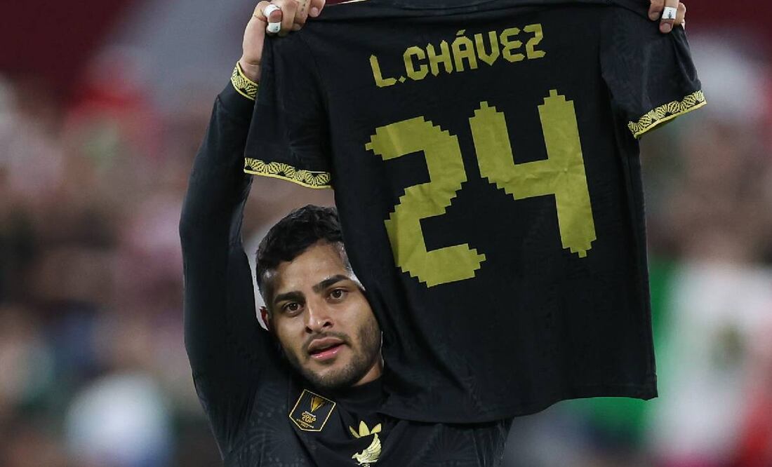 El delantero del Toluca abrió el marcador frente a Arabia Saudita en los Cuartos de Final de la Copa Oro / Foto: @miseleccionmx en X