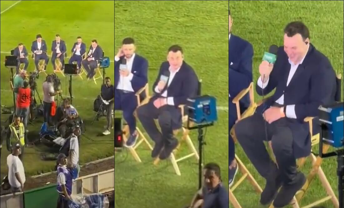 David Faitelson respondió con una sonrisa ante los insultos de los aficionados. FOTO: Capturas