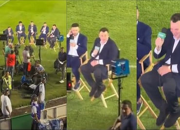 Aficionados le mentaron la madre a David Faitelson tras la Final de Ida entre Cruz Azul y América