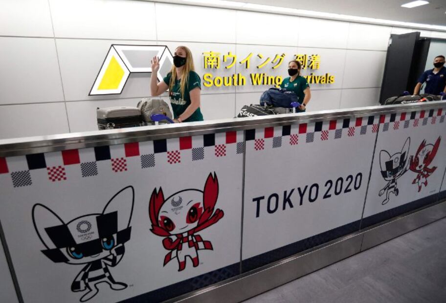 El primer equipo que participará en los JO 2020 llega a Japón 