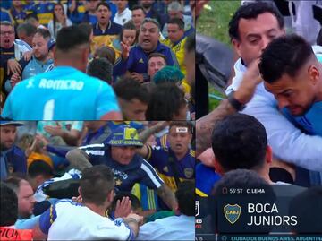 'Chiquito' Romero casi llega a los golpes con aficionados de Boca Juniors tras revés vs River Plate