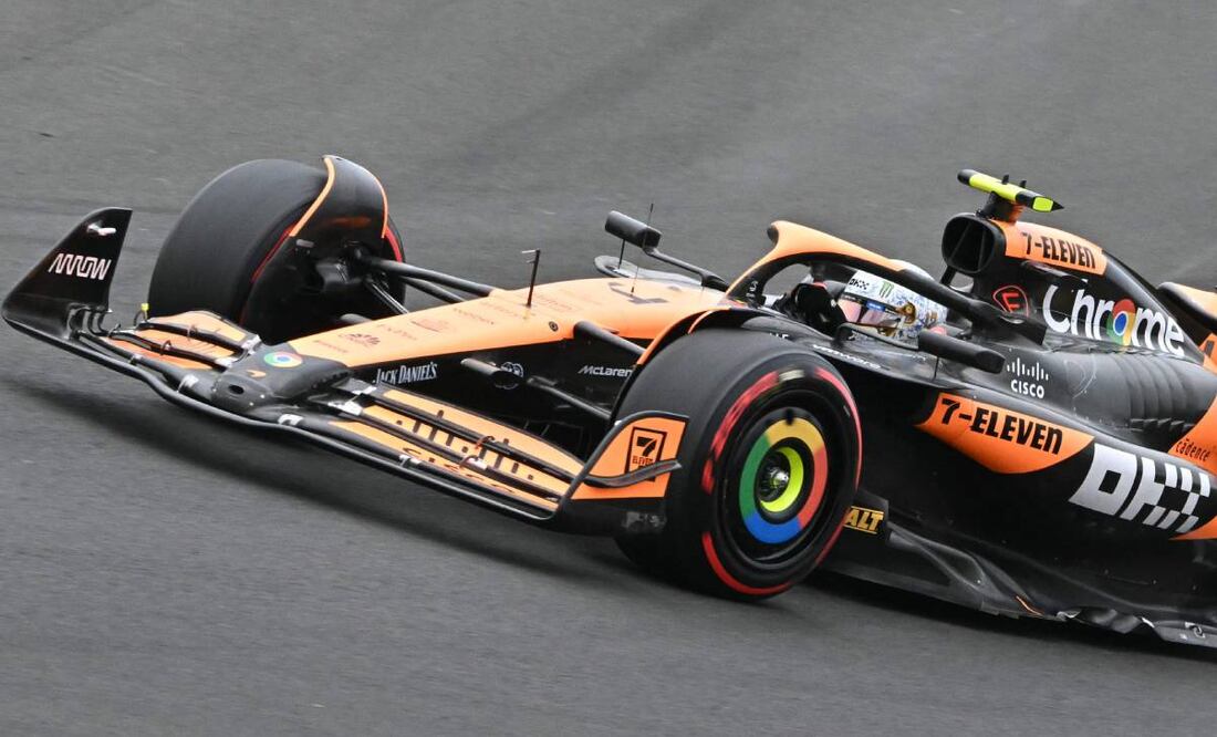 Norris arrancará en la la pole position. Foto: AP.