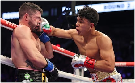 Jaime Munguía, boxeador al que ha evitado el Canelo Álvarez, mandó al retiro al último rival que noqueó