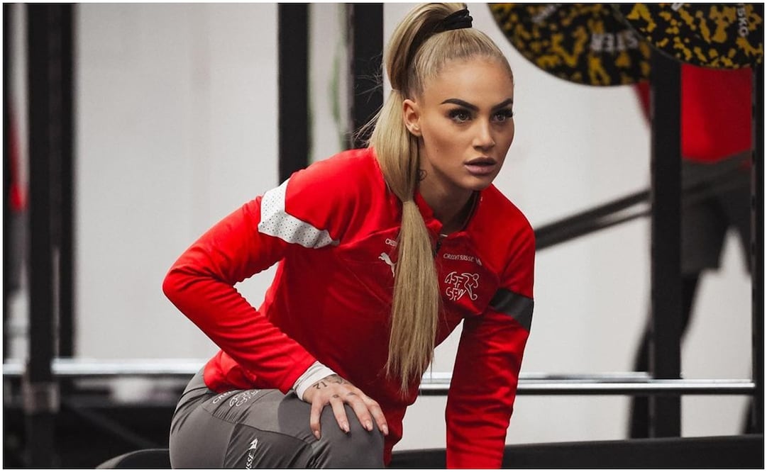 Alisha Lehmann entrenando / FOTO: Instagram @alishalehmann7