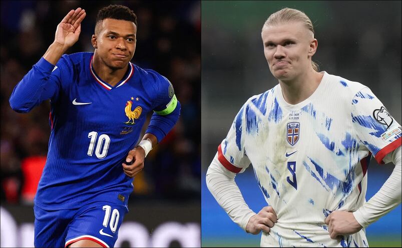 ¿Cuándo se enfrentarán Mbappé y Haaland en el Francia vs Noruega del Mundial 2026?  