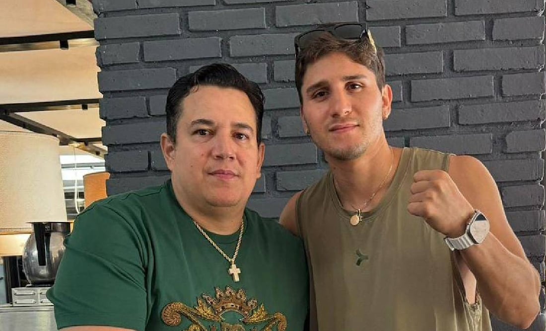 Marco Verde posa junto a Eddy Reynoso. FOTO: @marco_alonso_green
