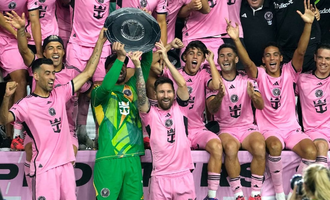 Hace unos días, el Inter Miami de Lionel Messi ganó la Supporters' Shield de la MLS. Foto: AP