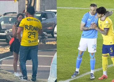 Aficionado del América usó como burla una playera con el nombre y número de Rotondi
