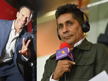 Jorge Campos y Zague se pelearon en plena transmisión por las marcaciones del árbitro a favor del América