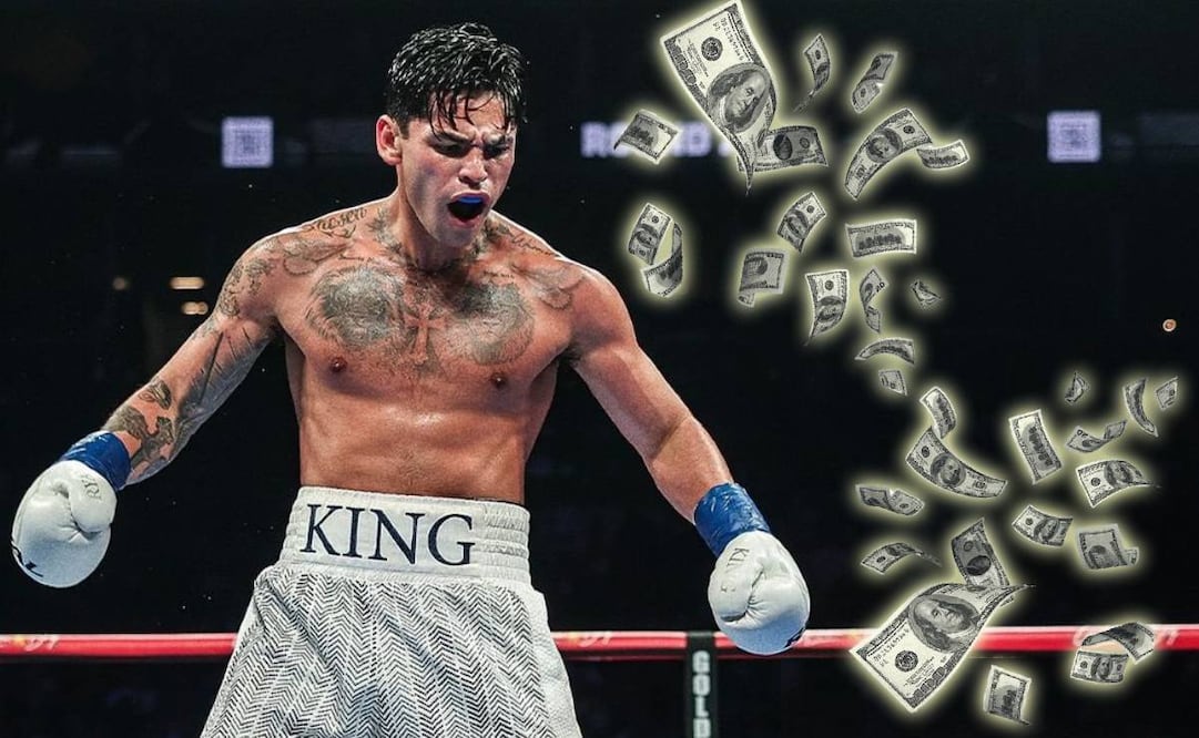Ryan García apostó a su victoria sobre Devin Haney y se embolsó 12 millones de dólares. Foto: Especial