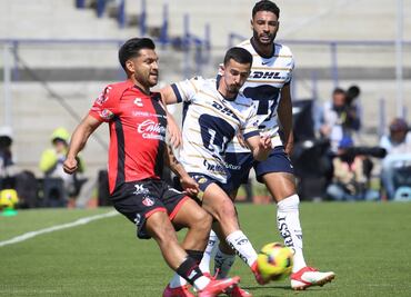 Pumas decepciona al protagonizar un somnífero empate ante Atlas