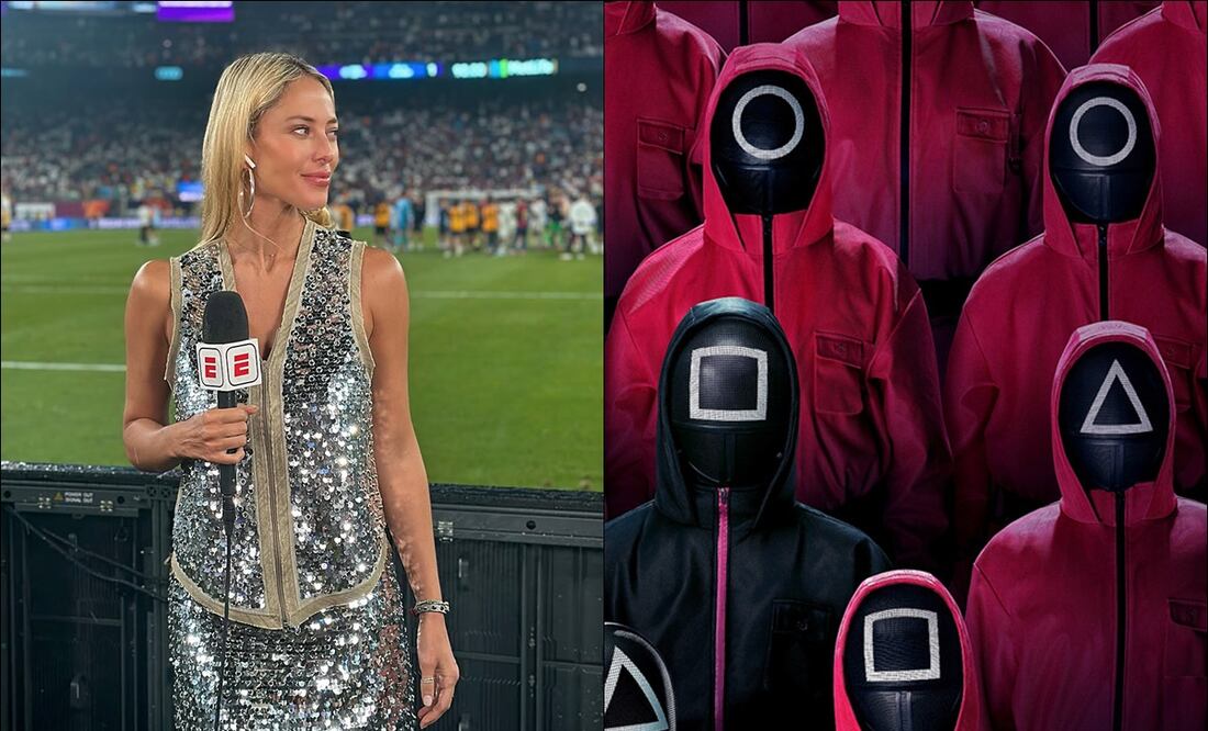 Vanessa Huppenkothen sufrió un error al nombrar la serie 'El Juego del Calamar' y fue tundida en las redes. FOTOS: @squidgamenetflix / @vanehupp