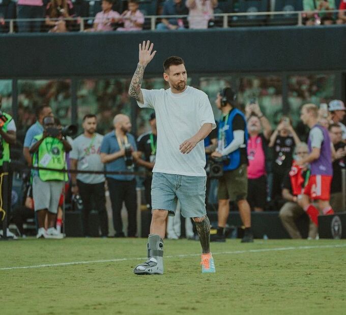 Los aficionados del Inter de Miami esperan con ansias la recuperación completa de Messi. Fuente: Instagram @leomessi