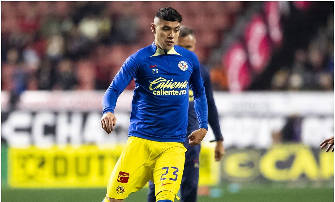 Emilio Lara, jugador de América previo al partido ante Xolos - Imago7