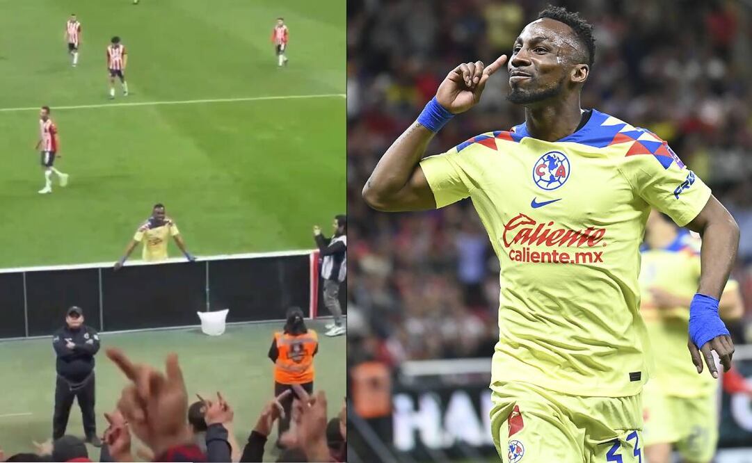 Julián Quiñones recibió ataques racistas de parte de la barra del Guadalajara. Foto: Especial