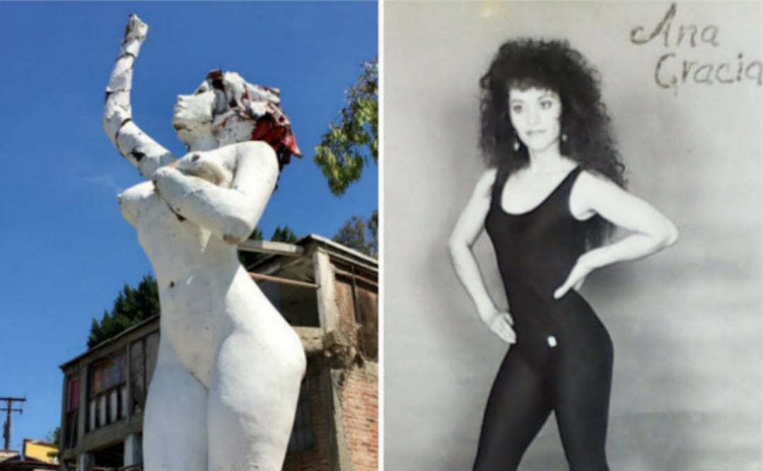 Foto cortesía de Ana María Gracia López, modelo de "la mujer blanca de Tijuana"