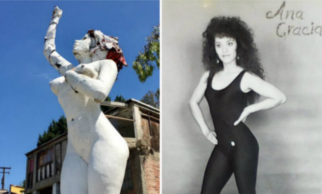 Foto cortesía de Ana María Gracia López, modelo de "la mujer blanca de Tijuana"