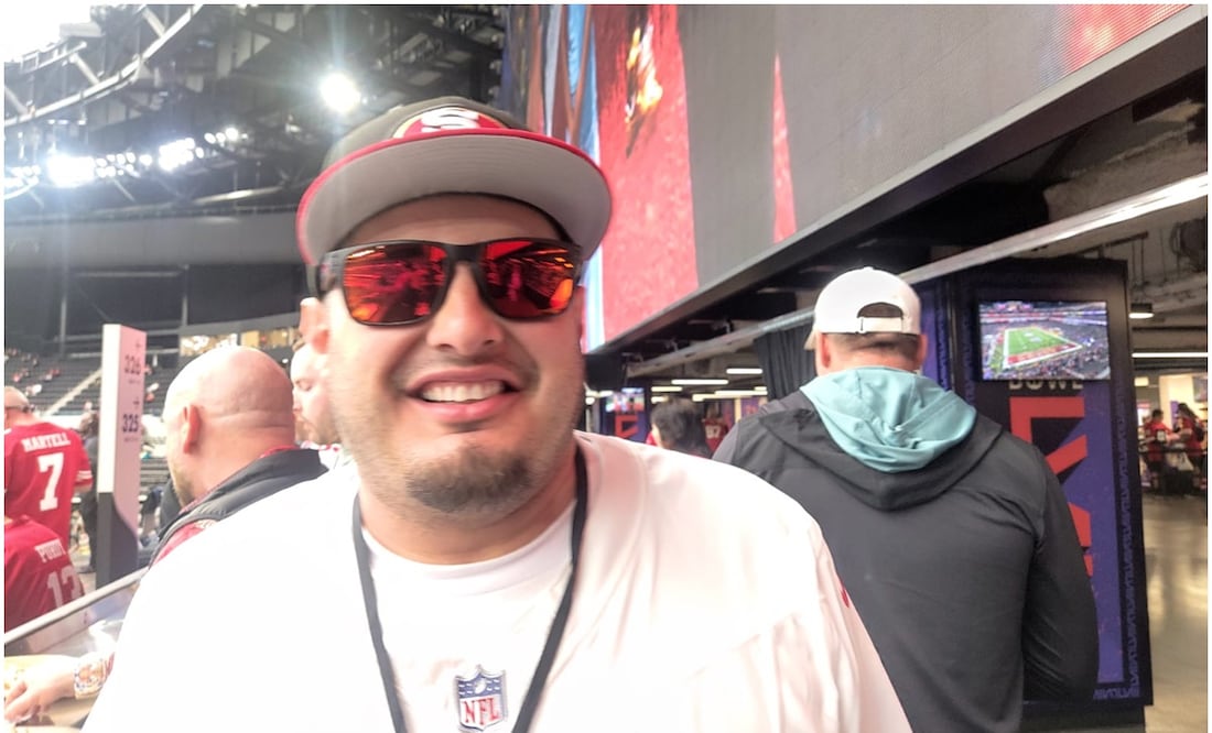 Rigo Martínez en el Allegiant Stadium / Luis Carlos Rodríguez