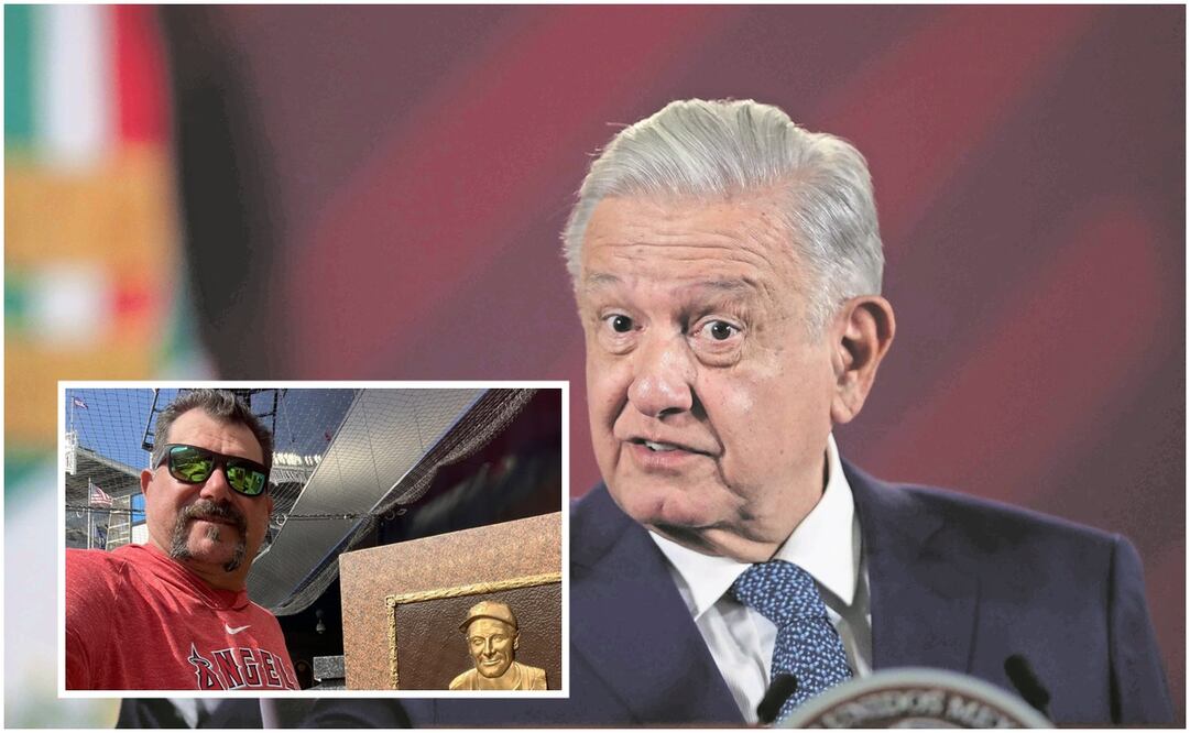 AMLO y Benjamín Gil / FOTOS: El Universal e Instagram @benjamingil30