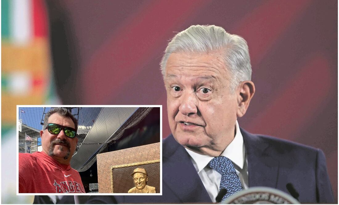 AMLO y Benjamín Gil / FOTOS: El Universal e Instagram @benjamingil30