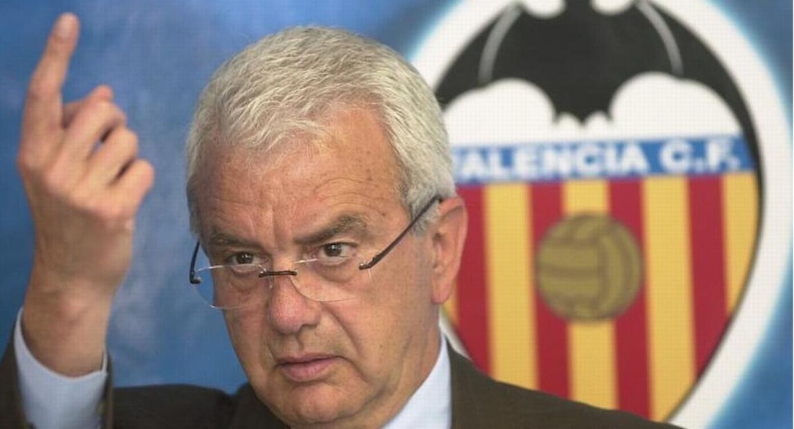 Paco Roig ha sido una figura controvertida en el fútbol español. Fuente: Instagram @valenciacf