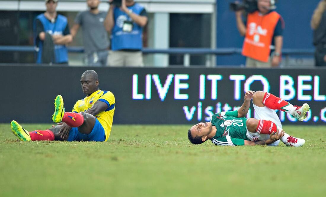 Segundo Castillo lesionó a Luis Monte en un amistoso previo al Mundial de Brasil 2014. Foto: Imago7