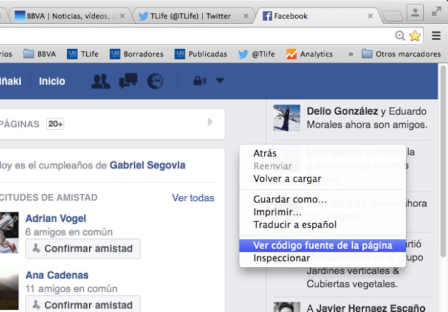Sólo tres pasos para saber quién mira tu perfil de Facebook