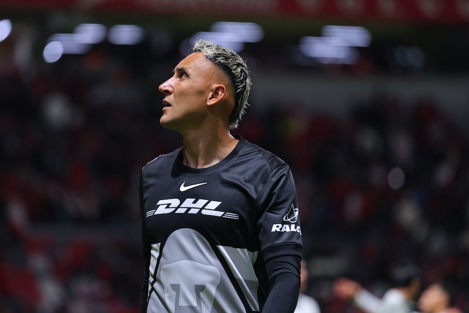 Keylor Navas en partido con Pumas, durante el Apertura 2025 de la Liga MX - Foto: Imago7