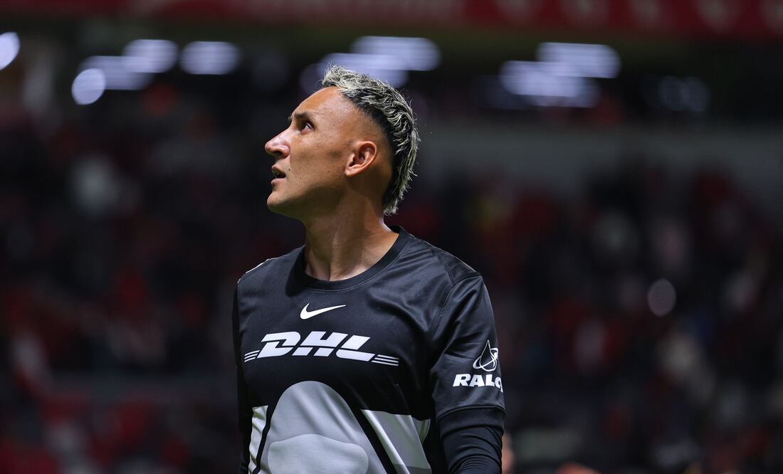 Keylor Navas en partido con Pumas, durante el Apertura 2025 de la Liga MX - Foto: Imago7