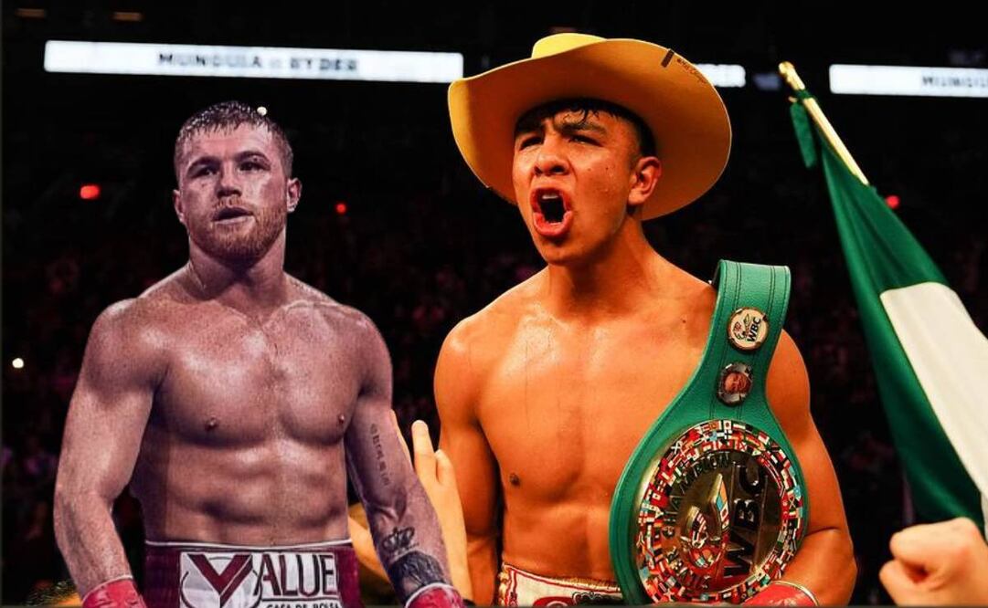 'Canelo' Álvarez y Jaime Munguía tras peleas de ellos / FOTOS: EFE e Instagram @jaimemunguiaoficial