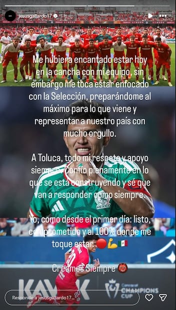 Historia de Jesús Gallardo en Instagram - Foto: Especial