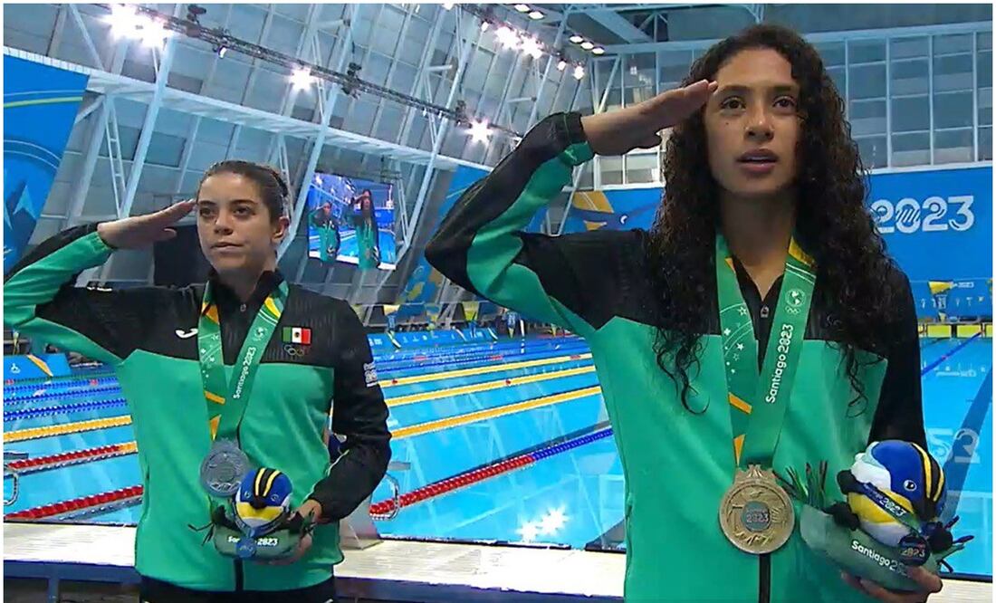 Alejandra Orozco y Gabriela Agúndez en Santiago 2023 / FOTO: Captura
