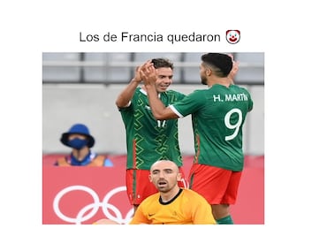 Los 10 mejores memes de la goliza de México a Francia en Tokio 2020