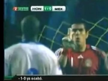 Oswaldo Sánchez y la vez que rogó a Honduras que no le metieran más goles a México