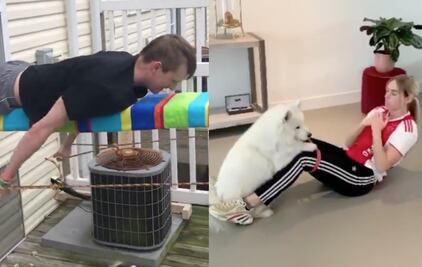 Así entrenan 5 atletas profesionales en su casa por la cuarentena