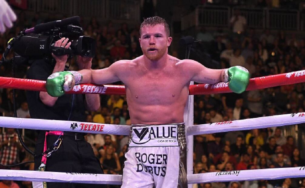 El Canelo Álvarez no ha elegido todavía a sus dos contrincantes para 2024. Foto: Imago7