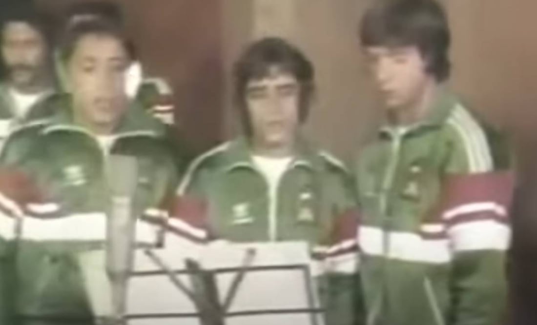 Manuel Negrete era de los que mejor cantaba de la plantilla de la Selección Mexicana de 1986. Foto: Especial