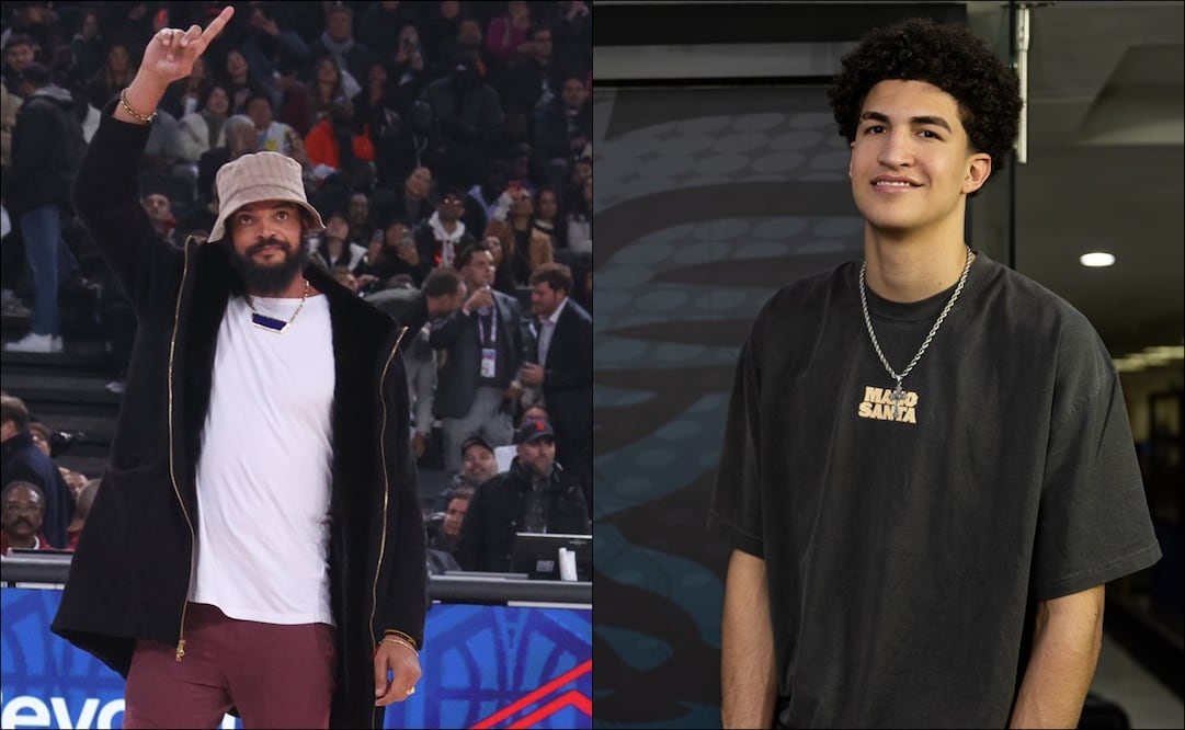 La leyenda de la NBA, Joakim Noah, envía sugerencia al mexicano Karim López rumbo al Draft 2026: “Valora la oportunidad y mantente humilde” / FOTOS: @JoakimNoah y Hugo Salvador - EL UNIVERSAL