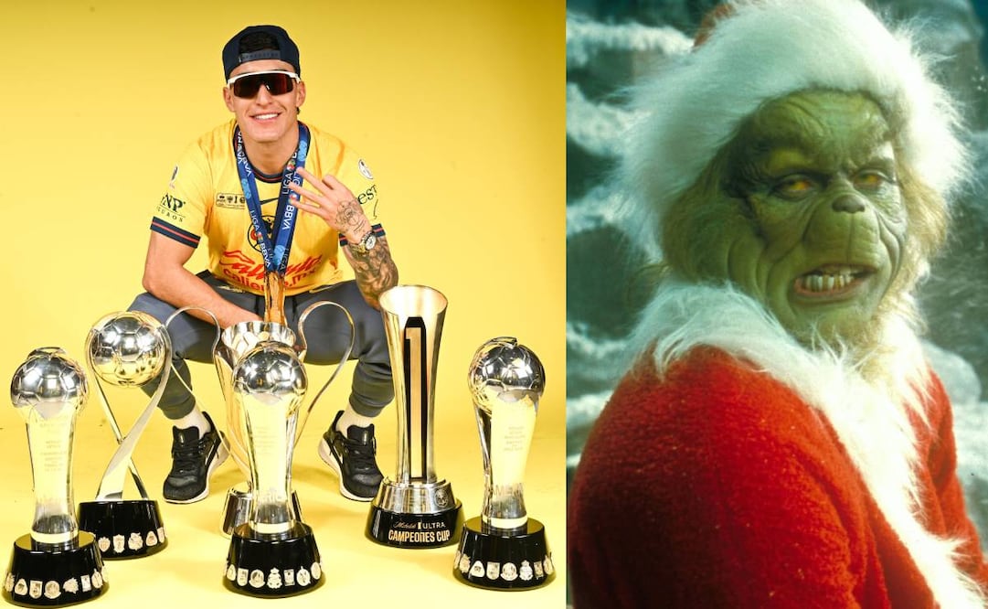 Fernando Cevallos aseguró que mientras El Grinch se roba la Navidad, América se roba títulos en la Liga MX. Foto: Especial