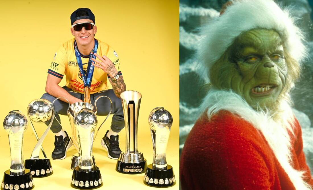 Fernando Cevallos aseguró que mientras El Grinch se roba la Navidad, América se roba títulos en la Liga MX. Foto: Especial
