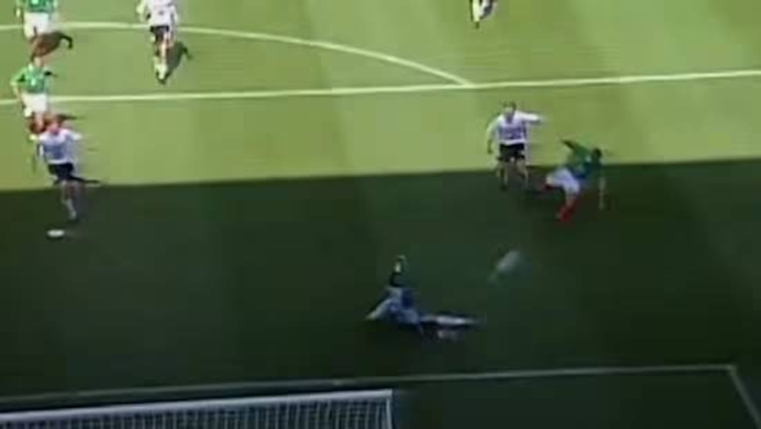 Francisco Palencia tuvo un mano a mano que falló en el primer tiempo ante Alemania en Francia 98. Foto: Especial
